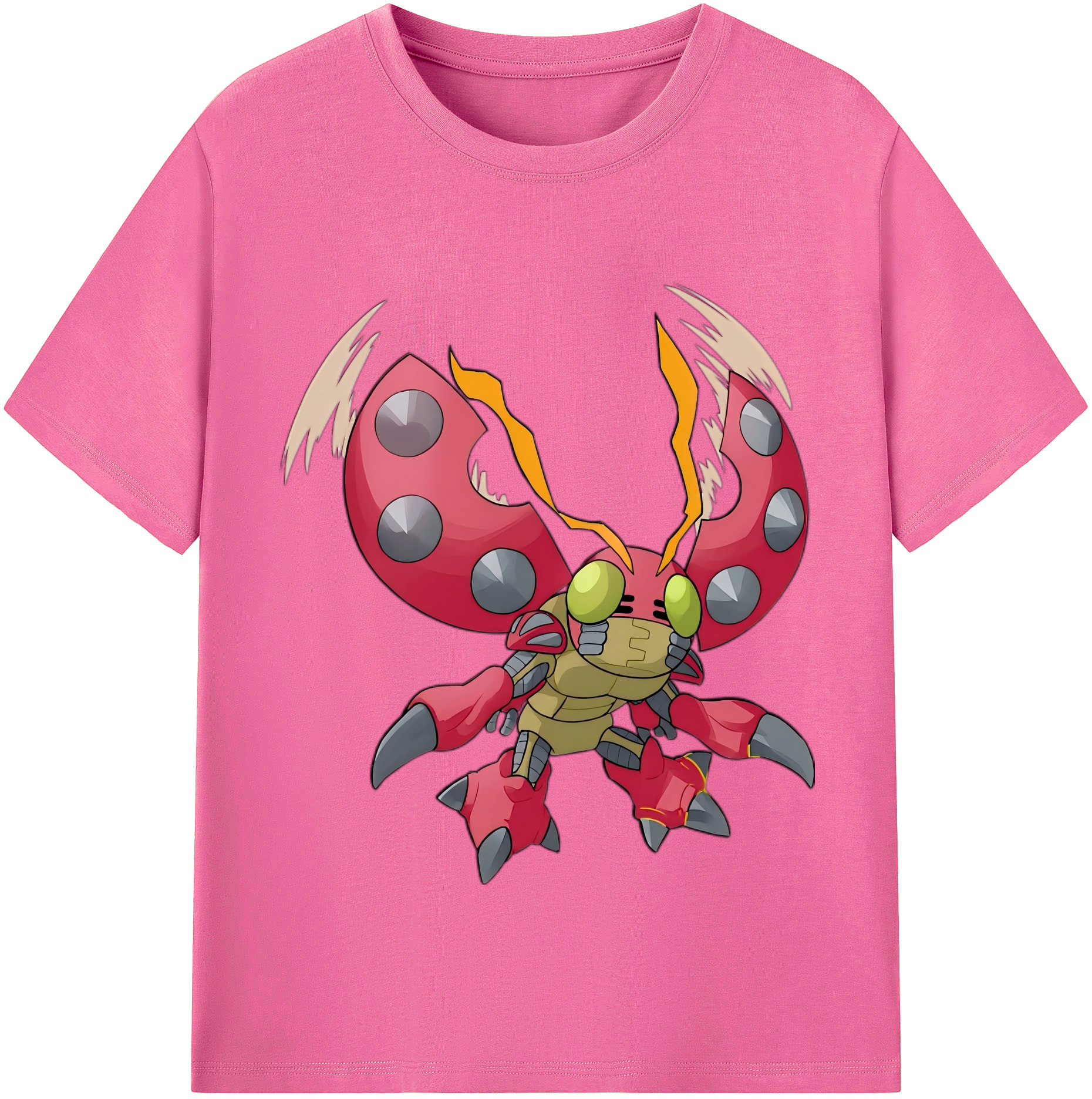 （画像用） Digimon デジタルモンスター/デジモン レディースカジュアルプリントTシャツ（綿100％）